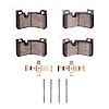 Optimum OE Brake Pads & Hardware Kit, 2011-2013 Mercedes-Benz, Position: Rear - image 1