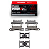 Optimum OE Brake Pads & Hardware Kit, 2011-2018 Audi/Porsche/Volkswagen, Position: Rear - image 1