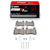 Optimum OE Brake Pads & Hardware Kit, 2012-2017 Fits Multiple Makes/Models, Position: Front - image 1