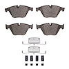 Optimum OE Brake Pads & Hardware Kit, 2011-2018 BMW, Position: Front - image 1
