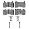 Optimum OE Brake Pads & Hardware Kit, 2010-2016 Mercedes-Benz, Position: Rear - image 1