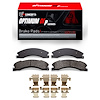 Optimum OE Brake Pads & Hardware Kit, Fits Select Fits Multiple Makes/Models, Position: Front & Rear - image 1