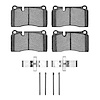 Optimum OE Brake Pads & Hardware Kit, 2012-2013 Audi/Porsche/Volkswagen, Position: Front - image 1