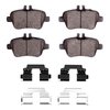Optimum OE Brake Pads & Hardware Kit, 2012-2019 Mercedes-Benz, Position: Rear - image 2
