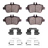 Optimum OE Brake Pads & Hardware Kit, 2014-2017 Mercedes-Benz, Position: Rear - image 1