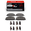 Optimum OE Brake Pads & Hardware Kit, 2013-2020 Hino, Position: Front & Rear