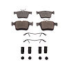 Optimum OE Brake Pads & Hardware Kit, Fits Select Audi/Porsche/Volkswagen, Position: Rear