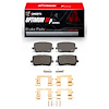 Optimum OE Brake Pads & Hardware Kit, Fits Select Mopar, Position: Rear - image 1