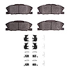 Optimum OE Brake Pads & Hardware Kit, Fits Select Mopar, Position: Front - image 1