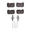 Optimum OE Brake Pads & Hardware Kit, Fits Select Lexus/Toyota/Scion, Position: Rear