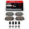 Optimum OE Brake Pads & Hardware Kit, Fits Select Mopar, Position: Rear
