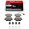 Optimum OE Brake Pads & Hardware Kit, 2014-2016 Maserati, Position: Rear