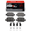 Optimum OE Brake Pads & Hardware Kit, Fits Select GM, Position: Rear - image 1