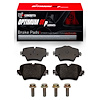 Optimum OE Brake Pads & Hardware Kit, Fits Select Fits Multiple Makes/Models, Position: Front