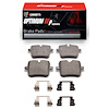 Optimum OE Brake Pads & Hardware Kit, Fits Select Fits Multiple Makes/Models, Position: Rear - image 1