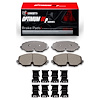 Optimum OE Brake Pads & Hardware Kit, Fits Select Audi/Porsche/Volkswagen, Position: Front - image 1