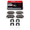Optimum OE Brake Pads & Hardware Kit, Fits Select Kia/Hyundai/Genesis, Position: Rear