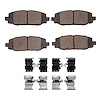 Optimum OE Brake Pads & Hardware Kit, Fits Select Mopar, Position: Rear - image 1
