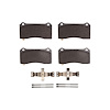 Optimum OE Brake Pads & Hardware Kit, Fits Select Tesla, Position: Front