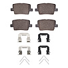 Optimum OE Brake Pads & Hardware Kit, Fits Select Kia/Hyundai/Genesis, Position: Rear - image 1