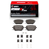 Optimum OE Brake Pads & Hardware Kit, Fits Select Mercedes-Benz, Position: Rear