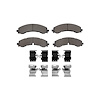 Optimum OE Brake Pads & Hardware Kit, Fits Select Fits Multiple Makes/Models, Position: Front - image 1