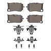 Optimum OE Brake Pads & Hardware Kit, Fits Select Fits Multiple Makes/Models, Position: Front