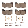 Optimum OE Brake Pads & Hardware Kit, Fits Select GM, Position: Front - image 1