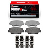 Optimum OE Brake Pads & Hardware Kit, Fits Select Kia/Hyundai/Genesis, Position: Rear