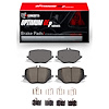 Optimum OE Brake Pads & Hardware Kit, Fits Select Mercedes-Benz, Position: Rear