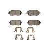 Optimum OE Brake Pads & Hardware Kit, Fits Select Ford/Lincoln/Mercury/Mazda, Position: Front