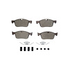 Optimum OE Brake Pads & Hardware Kit, 2020-2021 Polestar, Position: Rear
