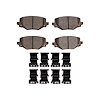 Optimum OE Brake Pads & Hardware Kit, Fits Select Mopar, Position: Rear - image 1