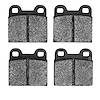 Optimum OE Brake Pads, 1964-1994 Alfa Romeo, Position: Rear