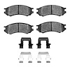 Optimum OE Brake Pads & Hardware Kit, 1991-2002 GM, Position: Front - image 1