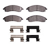 Optimum OE Brake Pads & Hardware Kit, 2004-2009 GM, Position: Front - image 1