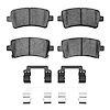 Optimum OE Brake Pads & Hardware Kit, 2011-2013 GM, Position: Rear - image 1