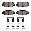 Optimum OE Brake Pads & Hardware Kit, 2013-2019 GM, Position: Rear - image 1