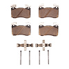 Optimum OE Brake Pads & Hardware Kit, Fits Select Kia/Hyundai/Genesis, Position: Front - image 1