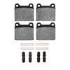 Euro Ceramic Brake Pads & Hardware Kit, 1967-1991 Mercedes-Benz, Position: Rear - image 2