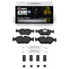 Euro Ceramic Brake Pads & Hardware Kit, 1982-1991 Fits Multiple Makes/Models, Position: Front - image 1
