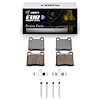 Euro Ceramic Brake Pads & Hardware Kit, 1983-1995 Mercedes-Benz, Position: Rear - image 1