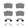 Euro Ceramic Brake Pads & Hardware Kit, 2003-2006 Audi/Porsche/Volkswagen, Position: Rear - image 1