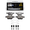 Euro Ceramic Brake Pads & Hardware Kit, 1989-1991 Audi/Porsche/Volkswagen, Position: Front - image 1