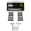 Euro Ceramic Brake Pads & Hardware Kit, 1993-1995 Mercedes-Benz, Position: Rear - image 1