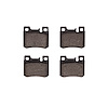 Euro Ceramic Brake Pads, 1986-1995 Mercedes-Benz, Position: Rear - image 1