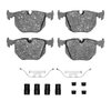 Euro Ceramic Brake Pads & Hardware Kit, 1991-2010 Fits Multiple Makes/Models, Position: Rear - image 2