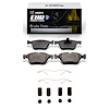 Euro Ceramic Brake Pads & Hardware Kit, 1996-2008 Fits Multiple Makes/Models, Position: Front - image 1