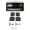 Euro Ceramic Brake Pads & Hardware Kit, 1996-2015 Fits Multiple Makes/Models, Position: Rear - image 1
