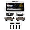Euro Ceramic Brake Pads & Hardware Kit, 1998-2005 Mercedes-Benz, Position: Rear - image 1